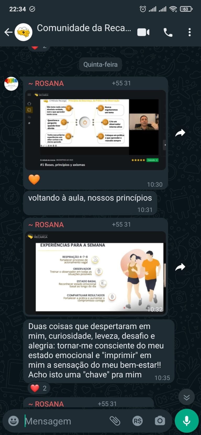 comunidade de alunos