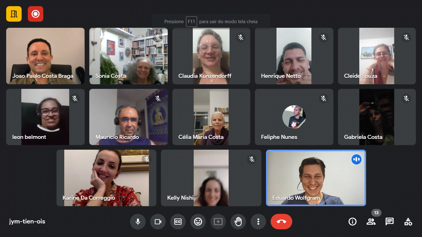 encontros ao vivo semanais